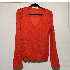 Zadig & Voltaire Kc Rilby Wl Heathered Red V-Neck